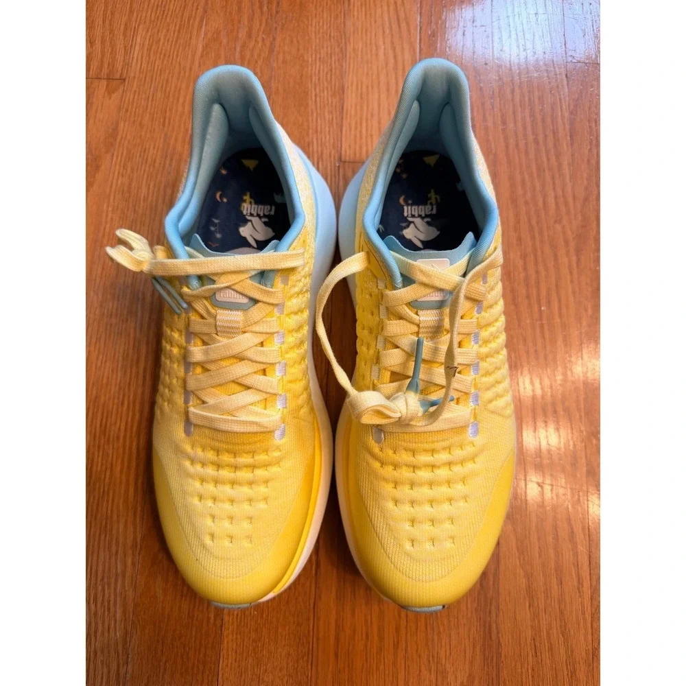 Rabbit Dream Chaser Running Shoes Womens Yellow Light Blue Athletic‎ Sneakers